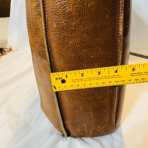 Graf & Lantz Merino Wool  & Leather Tote Bag With Dual Leather Handles Jaunt - Picture 4 of 12